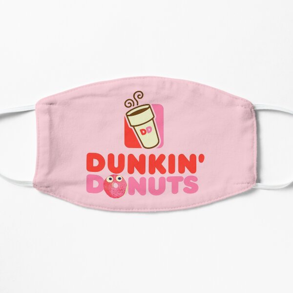 Pink logo Dunkin Donuts Flat Mask