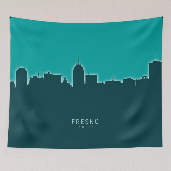 Item preview, Fresno California Skyline designed and sold by ArtPrints.