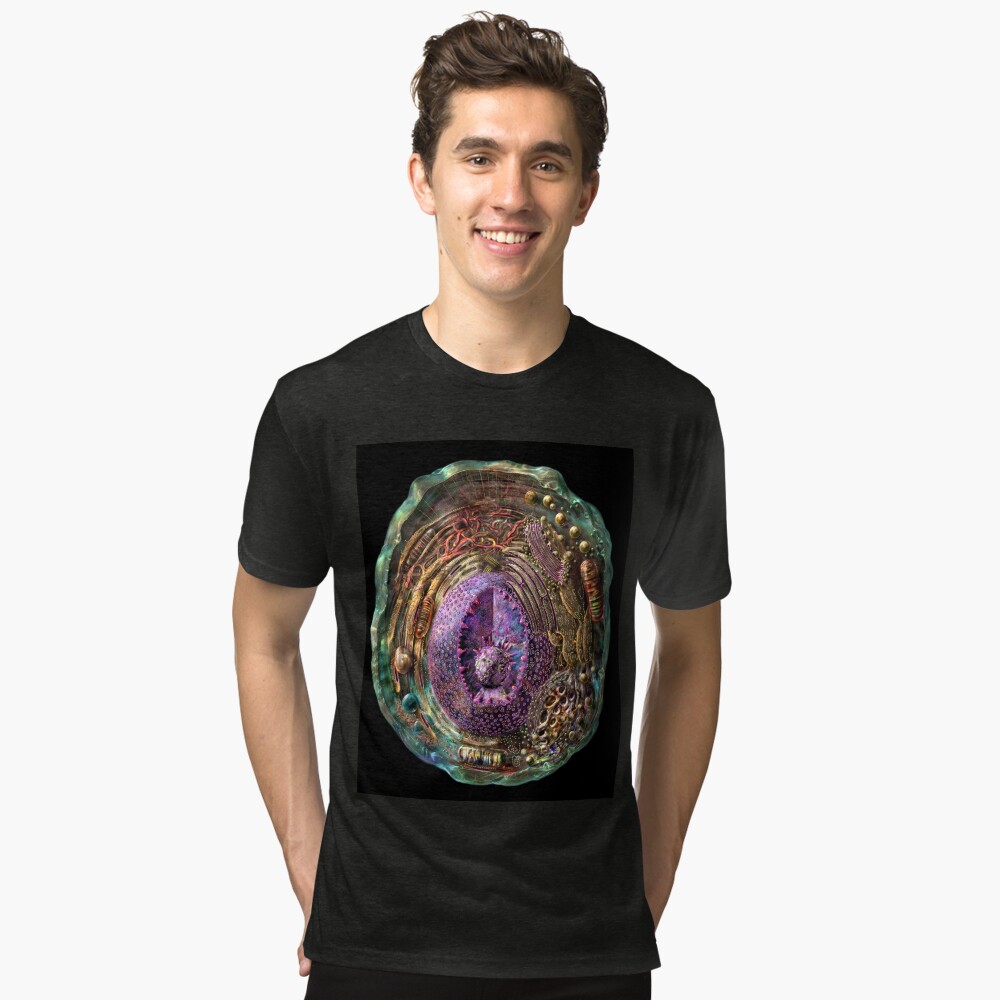 Vista previa del artículo con la obra «Camiseta de tejido mixto», diseñado y vendido por Kightleys.