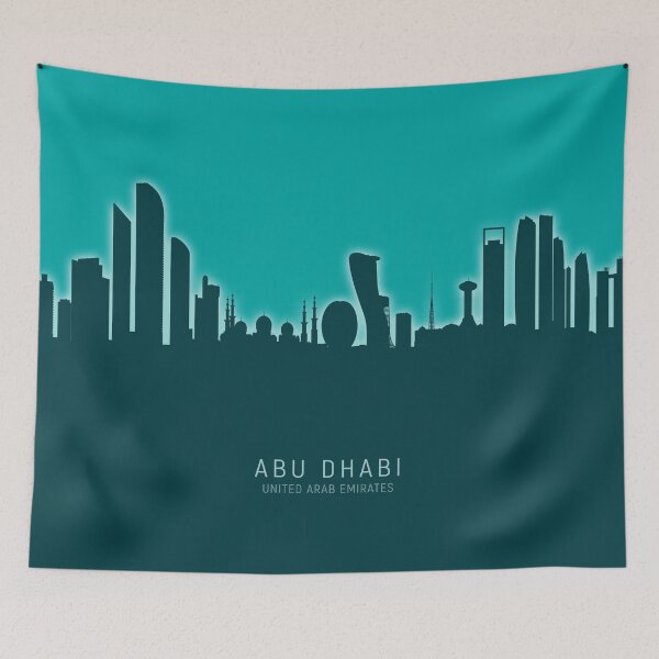 Item preview, Abu Dhabi Skyline designed and sold by ArtPrints.