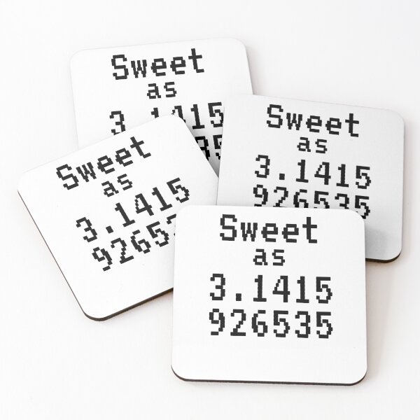 Item preview, Sweet as 3.1415926535 Pi Pun Math Joke designed and sold by TNDesignStudio.
