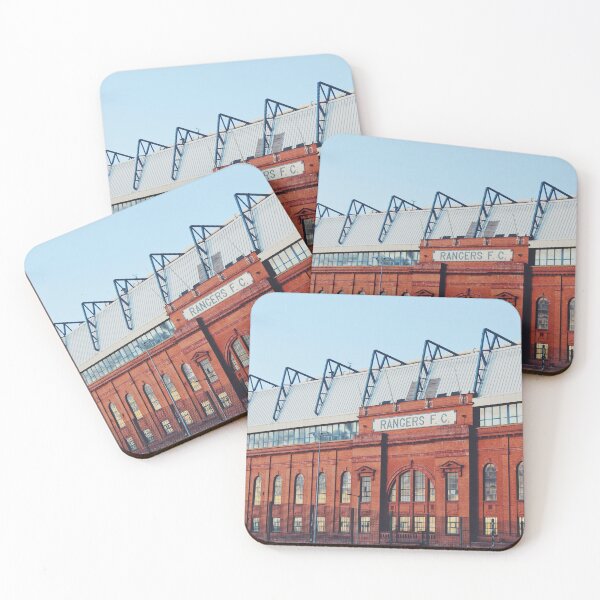 Item preview, Ibrox Stadium at blue hour  designed and sold by Simply The West Prints.