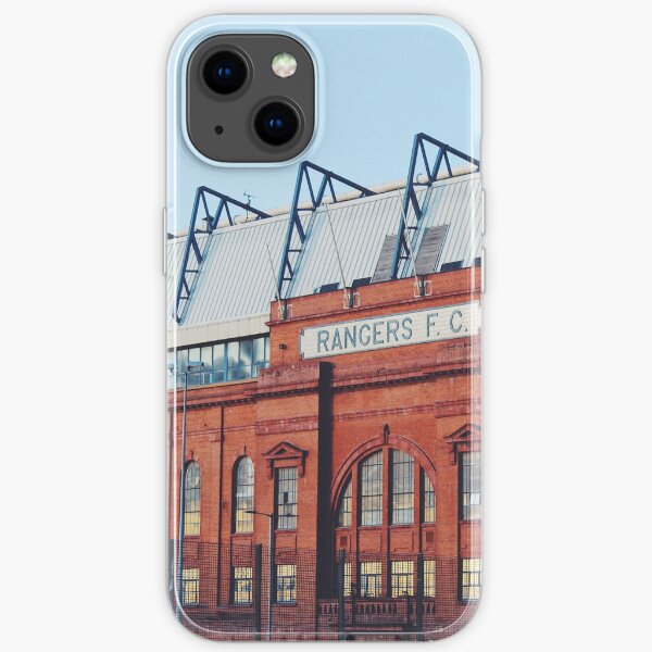 Ibrox Stadium at blue hour iPhone Soft Case