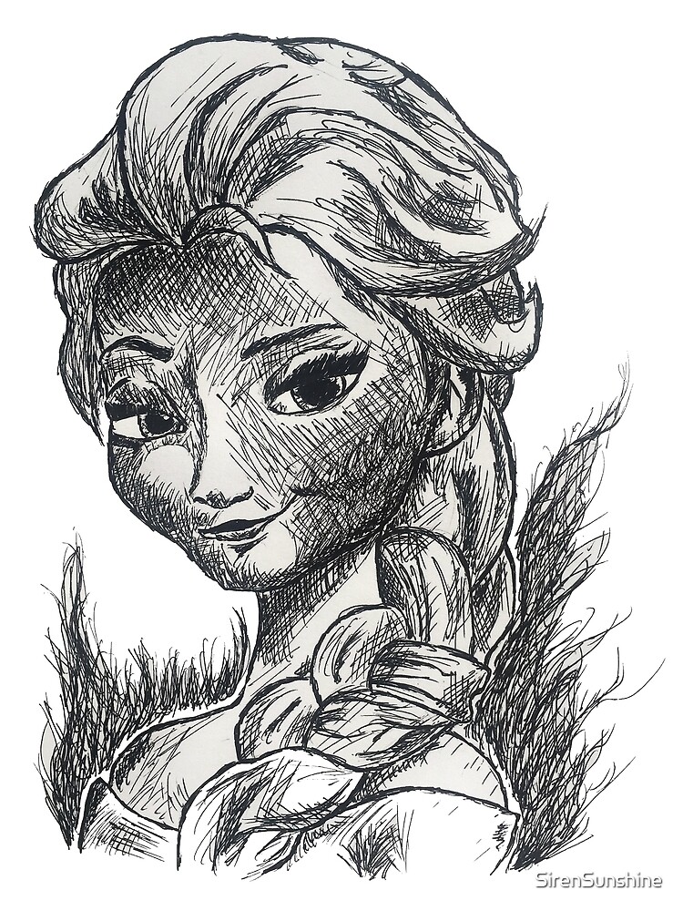 Queen Elsa Drawing (FROZEN FEVER) by Artatyourservice on DeviantArt