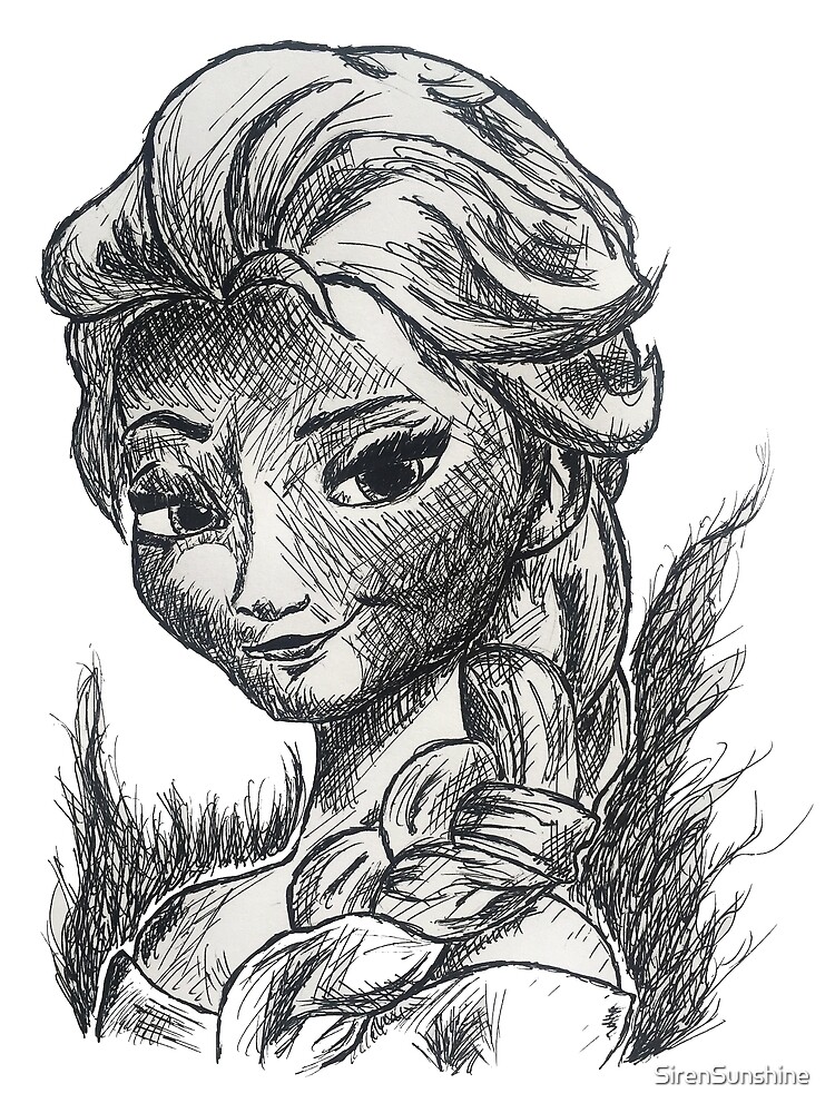 Update more than 194 elsa frozen sketch best