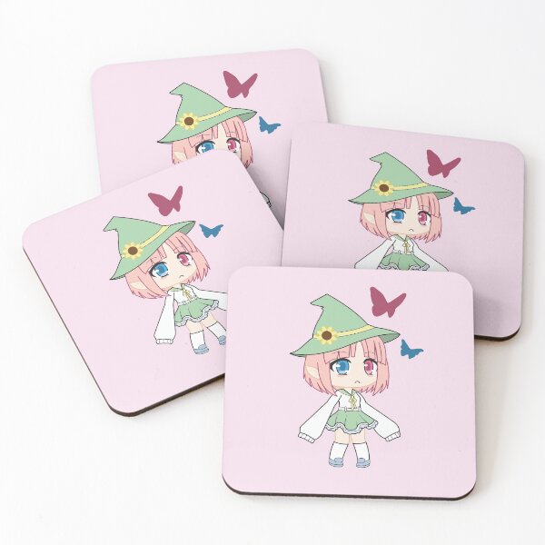Item preview, Cute Gacha Girl - Little Witch with butterflies designed and sold by uwu-kitty.
