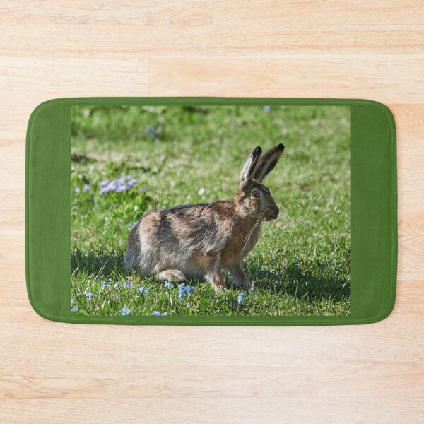 Item preview, With the blue flowers. European hare designed and sold by Jouko Lehto Photography.