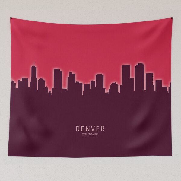 Item preview, Denver Colorado Skyline designed and sold by ArtPrints.