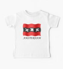 Amsterdam vlag Baby Tee