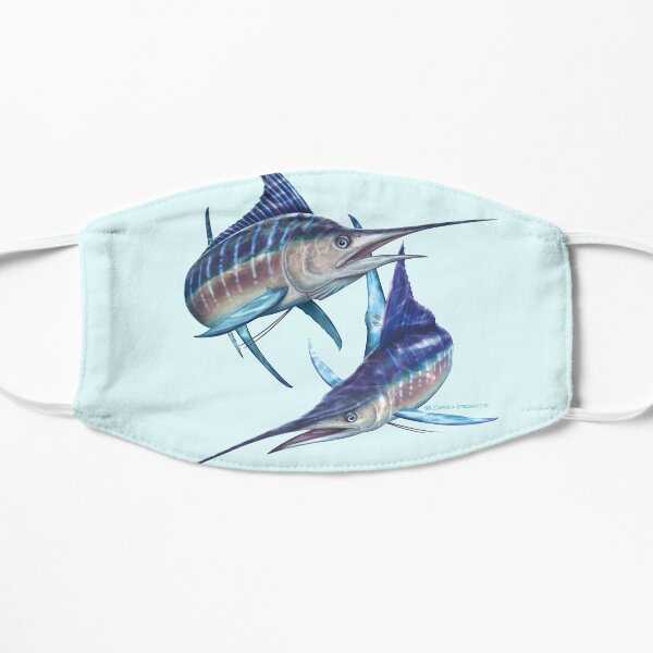 Striped Marlin Flat Mask