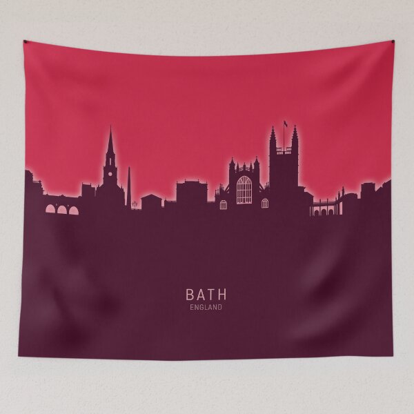 Item preview, Bath England Skyline Cityscape designed and sold by ArtPrints.