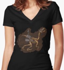 Fossil-Rider Redux Women's Fitted V-Neck T-Shirt