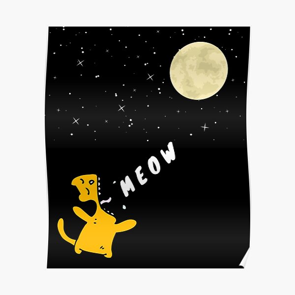 Posters Sur Le Theme Mignon Chat Qui Pleure Redbubble