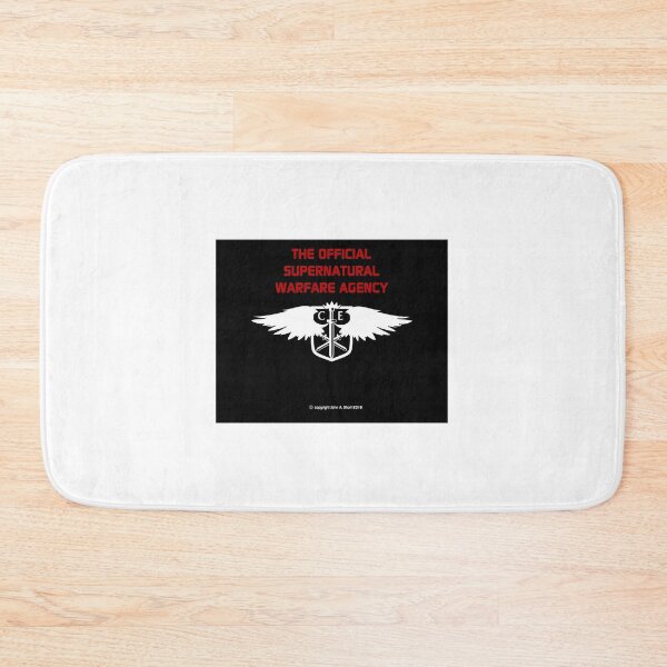 Item preview, Supernatural Warfare Agency logo - Black background designed and sold by johnashort.