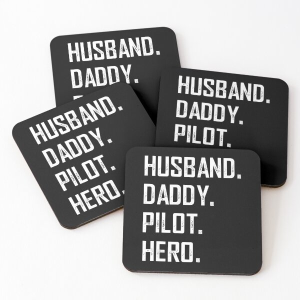 Item preview, Husband Daddy Pilot Hero designed and sold by KA DESIGNS.