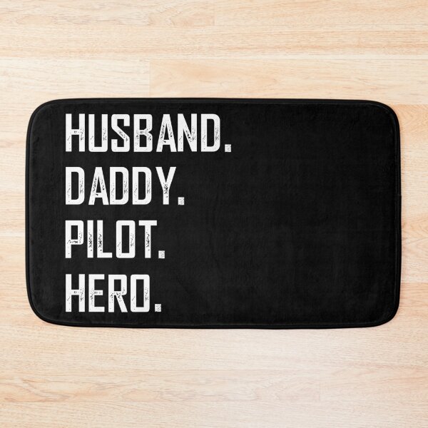 Item preview, Husband Daddy Pilot Hero designed and sold by KA DESIGNS.