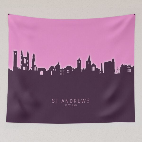 Item preview, St Andrews Scotland Skyline designed and sold by ArtPrints.