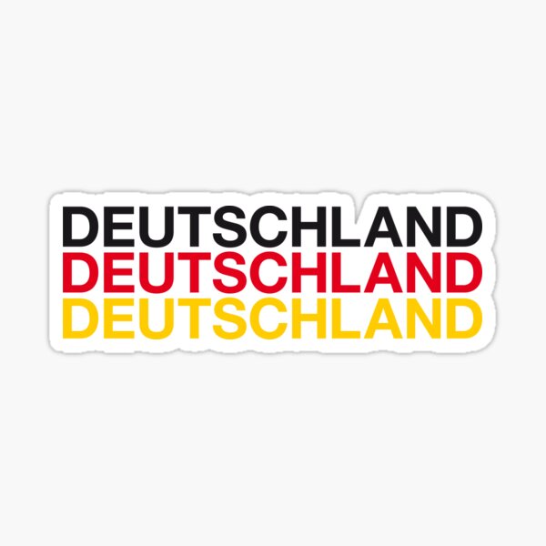 GERMANY Flag Pegatina