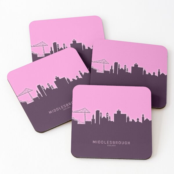Item preview, Middlesbrough England Skyline designed and sold by ArtPrints.