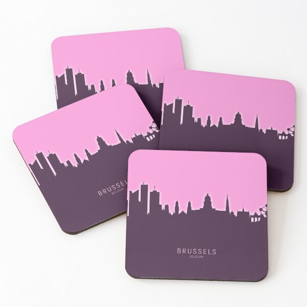 Item preview, Brussels Belgium Skyline designed and sold by ArtPrints.