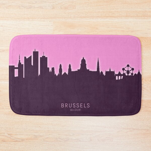 Item preview, Brussels Belgium Skyline designed and sold by ArtPrints.