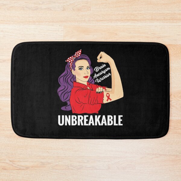 Item preview, Brain Aneurysm Warrior Unbreakable Awareness Support designed and sold by ZNOVANNA.