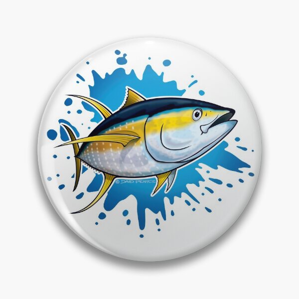 Item preview, Yellowfin Tuna Splash designed and sold by David Pearce Marine Art.