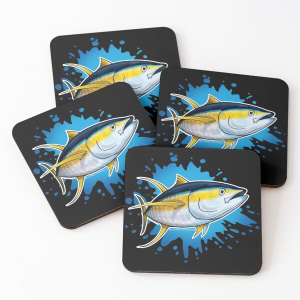 Item preview, Yellowfin Tuna Splash designed and sold by David Pearce Marine Art.