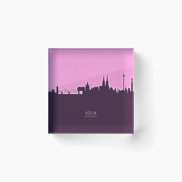 Aperçu de l'œuvre Cologne Germany Skyline créée et vendue par ArtPrints.