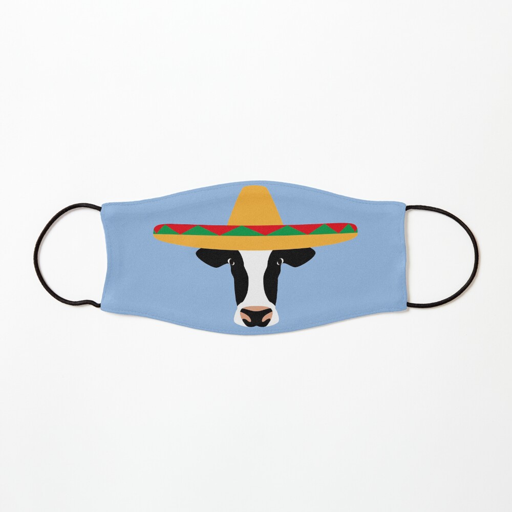 NDVH Cow Wearing a Sombrero Mask