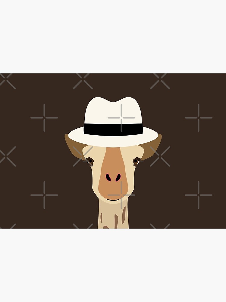 NDVH Giraffe Wearing a Fedora by nikhorne