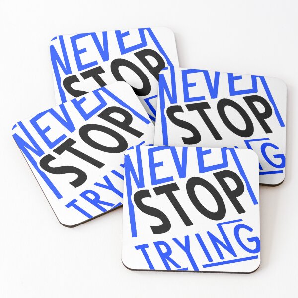 Item preview, Never Stop Trying designed and sold by Sobhy Elkhawaga.