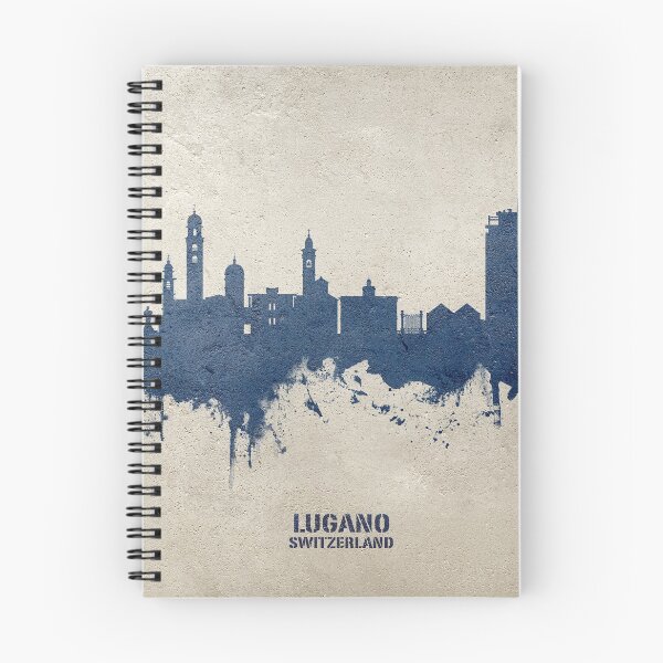 Item preview, Lugano Switzerland Skyline designed and sold by ArtPrints.