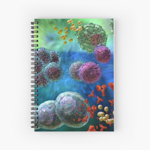 ANTIBODY IMMUNE RESPONSE Spiral Notebook