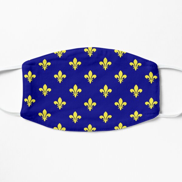 Masque Motif Fleur de Lys Masque sans plis