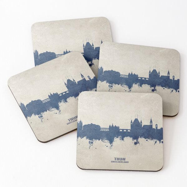 Item preview, Thun Switzerland Skyline designed and sold by ArtPrints.