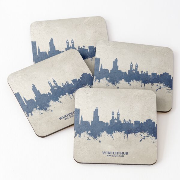 Item preview, Winterthur Switzerland Skyline designed and sold by ArtPrints.
