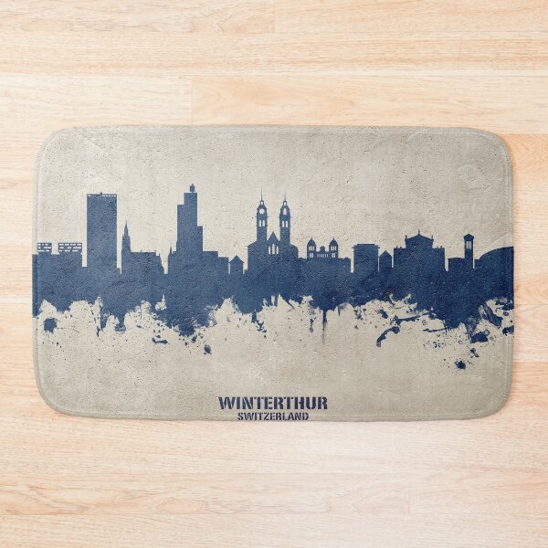 Item preview, Winterthur Switzerland Skyline designed and sold by ArtPrints.