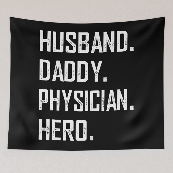 Item preview, Husband Daddy Physician Hero designed and sold by KA DESIGNS.