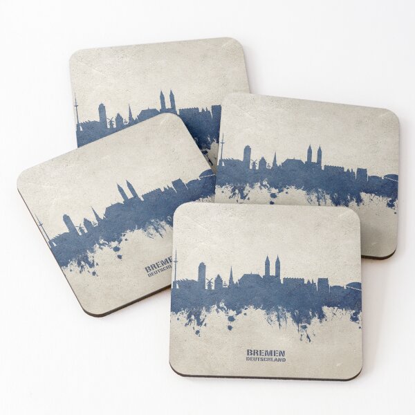 Item preview, Bremen Germany Skyline designed and sold by ArtPrints.