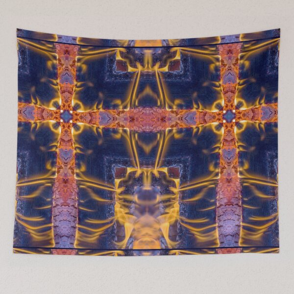 Item preview, kaleidoscope, pattern, interesting pattern, bright pattern, individual design, print, cross designed and sold by Yanulik.
