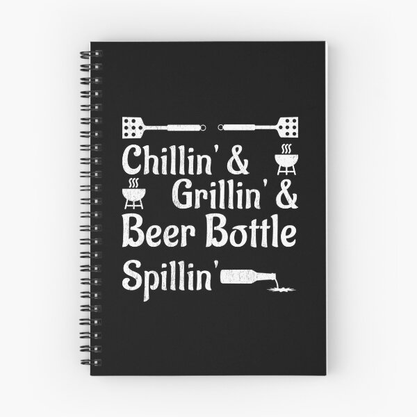 Item preview, Chillin', Grillin' and Beerbottle Spillin' designed and sold by NerdySherds.