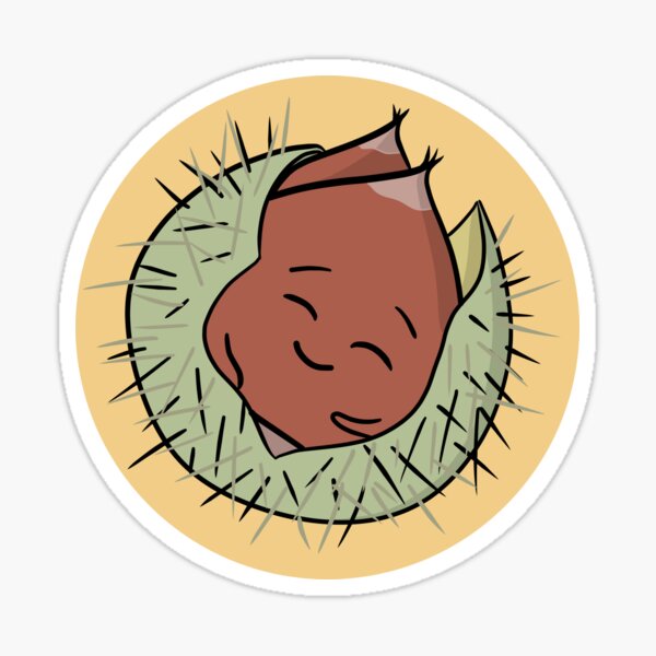 the little chestnut. Sticker