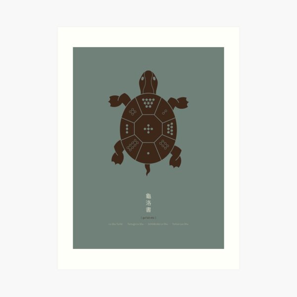 Lo Shu Turtle Art Print