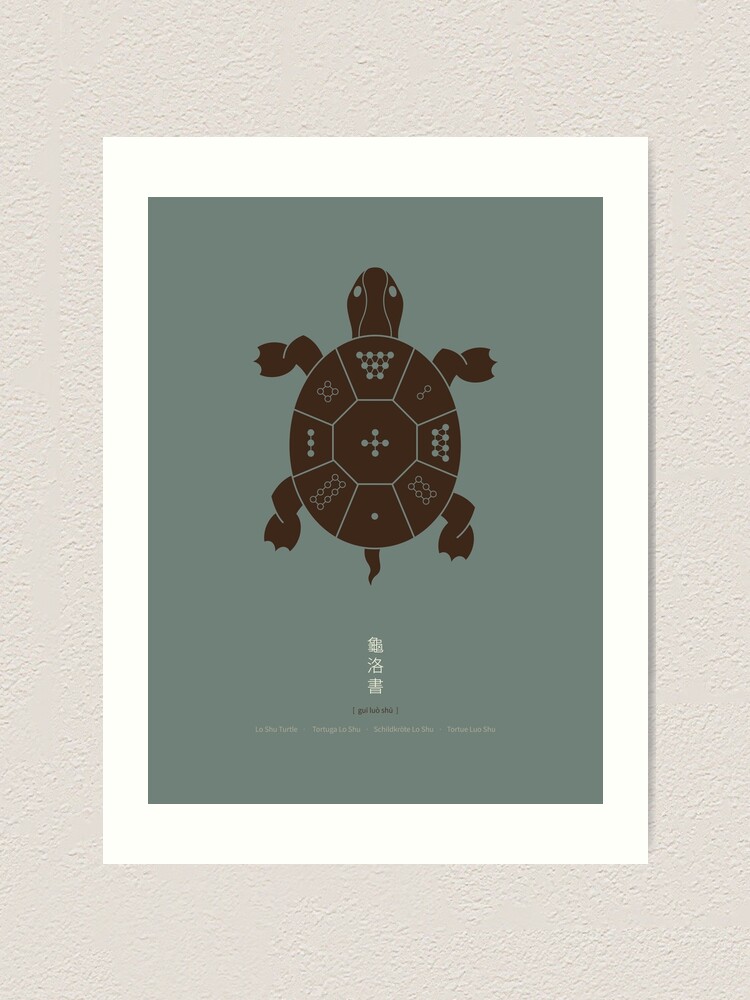 Alternate view of Lo Shu Turtle Art Print