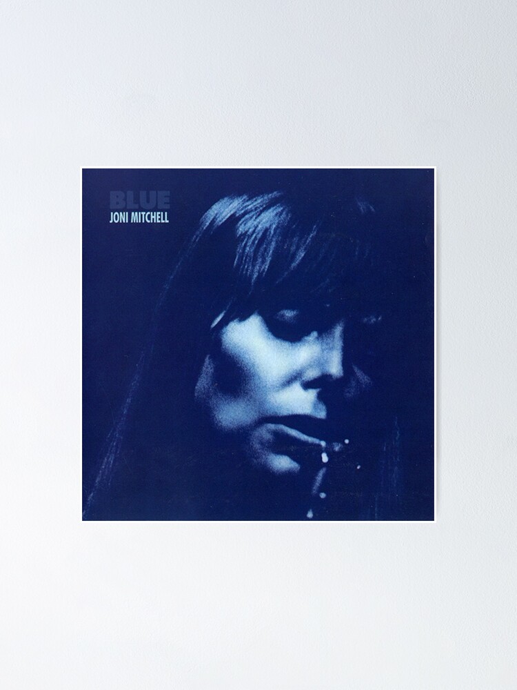 Alternate view of Joni Mitchell blue Poster