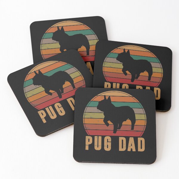 Item preview, Retro Pug Dad Gift Puggle Daddy Dog Owner Pet Father designed and sold by Nikolaienko Artem.