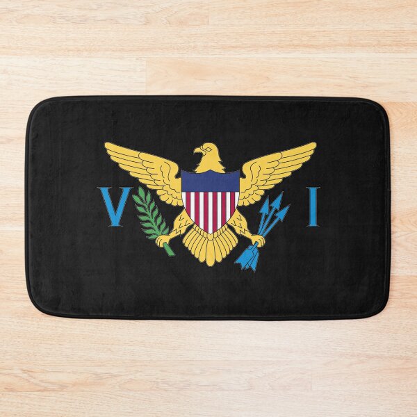 Item preview, USVI Flag logo COLOR -  U.S. Virgin Islands   designed and sold by Local-Crew.