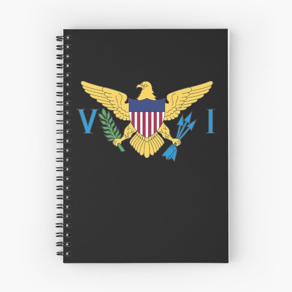 Artikelvorschau, USVI Flaggenlogo FARBE - Amerikanische Jungferninseln entworfen und verkauft von Local-Crew.