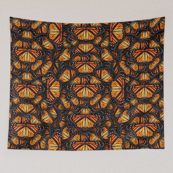 Item preview, Heaps of Orange Monarch Butterflies designed and sold by BonniePhantasm.
